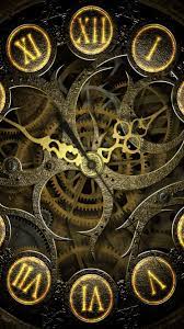 Clock Mechanism Steampunk Lockscreen Hd Android And Iphone Wallpaper Background And Lockscreen 4 Steampunk Iphone Wallpaper Steampunk Wallpaper Clock Wallpaper