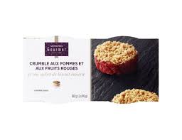 Crumble Aux Fruits Rouges Monoprix Gourmet 2 X 90 G Monoprix Gourmet Livre Par Toupargel Fr