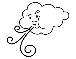 Coloring Rocks Coloring Pages Umbrella Coloring Page Cloud Drawing