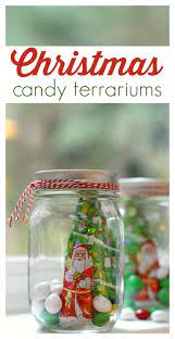 Handmade Christmas Gifts - Candy Terrariums - No Time For Flash Cards