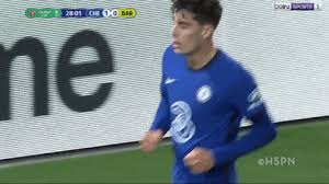 64' #havertz trifft den pfosten. Hspn Hair Sports Programming Network Super Sad Kai