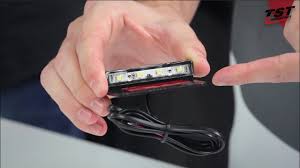 New Low Profile Universal License Plate Light Feature Video By Tst Industries Youtube