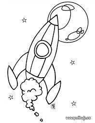 Nave Espacial Para Colorear