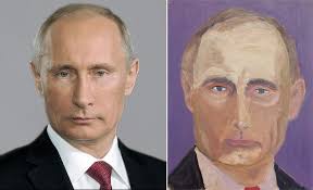 George W. Bush copied his paintings ...
