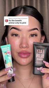 Replying to @Kristy hope huda easy blur primer is more hydrating while  benefit pore fessional is more matte. BOTH blurring✨ #faceprimer  #makeupcomparison #hudaeasyblur #benefitporefessional