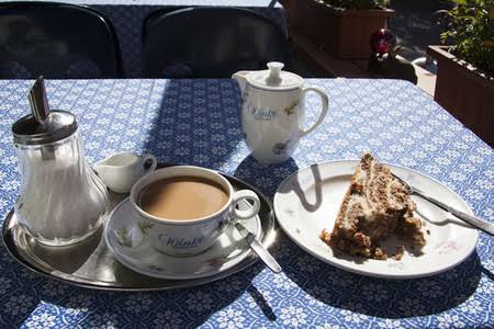 El relaxing cup of café con leche, mejor no en Plaza Mayor