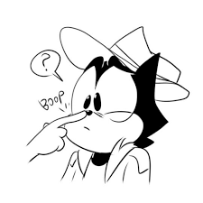 Bendy And Boris The Quest For The Ink Machine Felix I Would Definitely Poke Felix Bendy And The Ink Machine Old Cartoon Characters Felix The Cats