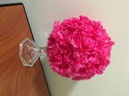 Diy tissue and crepe paper flower are all the rage right now. Creating A Tissue Paper Flower Centerpiece 15 Steps Instructables