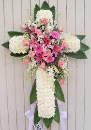 Maybe you would like to learn more about one of these? Funeral Cross Sympathy By Honey Bee Flowers