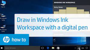 When i used to open up word, there was a tab between insert and design, called draw. Drawing With Windows Ink Workspace Using A Digital Pen Hp Computers Hp Youtube