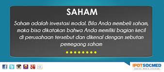 Saham Adalah Investasi Modal Bila Anda Membeli Saham Maka Bisa Dikatakan Bahwa Anda Memiliki Bagian Kecil Di Perusahaan Tersebut Investasi Pengusaha Division