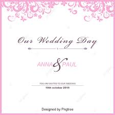 Awesome collection of free invitations templates in (psd) for photoshop. Wedding Invitation Template Free Download Invitation Card Wedding Vector Invitation Vector Png Transparent Image And Clipart For Free Download