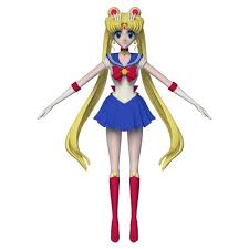 Sailor Moon 3d Model 3d Model In 2020 Sailor Sailor Moon Sailor Scouts