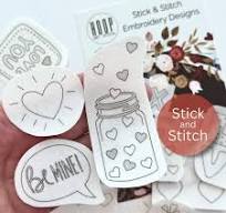 Stick and Stitch Valentines Day, Embroidery Love Pattern ...