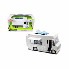 Railway wagon with an open top but enclosed sides and ends, for bulk commodities and other tippler (uk): Jada Toys 30211 Food Truck Just Trucks Diecast Model Series White 1 King Soopers