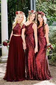 Mix And Match Revelry Bridesmaid Dresses And Separates Revelry Has A Wide Selec Sequin Bridesmaid Dresses Burgundy Bridesmaid Dresses Unique Bridesmaid Dresses