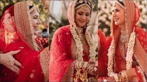 Loved Katrina Kaif's classic Sabyasachi red bridal lehenga? Here's what it  costs | Fashion Trends - Hindustan Times