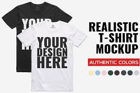 Free Realistic T Shirt Mockup Desain