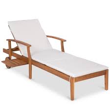 Original vitra la chaise und weitere stühle renommierter designer im onlineshop. Best Choice Products 79x30in Acacia Wood Outdoor Chaise Lounge Chair W Adjustable Backrest Table Wheels Target