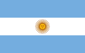 A triband, composed of three equal horizontal bands coloured light blue, white and light blue with a yellow sun of may in the center.: Argentina Flag Color Codes In Hex Rgb Cmyk Pms Flag Vector Download