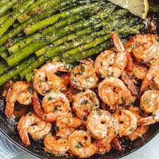 Be careful when using acidic marinades. Garlic Butter Shrimp Recipe With Asparagus Best Shrimp Recipe Eatwell101