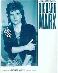 He had a string of hit. Richard Marx Home Richard Marx Richard Number One