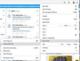 Jul 23, 2018 · turn your favorite website into a desktop app. Axel Rauschmayer On Twitter Chrome Tip Turn A Website Into An App Even If It Isn T A Pwa In Window Browser Menu Three Vertical Dots More Tools Create Shortcut Https T Co Agz7yefjik