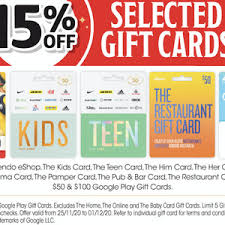 Check spelling or type a new query. 15 Off Nintendo Eshop Tcn The Kids Teen Him Her Cinema Pamper Pub Bar Restaurant Google Play Gift Cards Coles Ozbargain