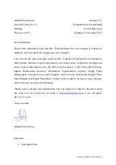 Lima contoh application letter dalam bahasa inggris yang baik dan benar beserta artinya yang bisa dijadikan referensi dalam pembuatan application letter. Cover Letter