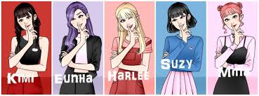 K Pop Idol Girl Group Belongs Me Demiwitch Of Mischief My Oc S Kimi Eunha Harlee Suzy And Mina Girl Group Pop Idol Kpop Idol