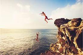 Cliff Jumping Instagram Captions