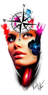 Super Womens Face Tattoo Abstract 21 Ideas Abstract Tattoo Colored Tattoo Design Face Tattoo