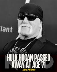 WWE Hall of Famer and Legend #HulkHogan passed away at age of 71. According  to TMZ Sports, Hogan suffered a cardiac attack at his home in Florida. . . (Hulk  Hogan WWE,