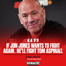 It's Tom or Retirement, according to Dana White. He's not down for Jones vs  Pereira Quote via @jimrome