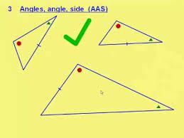 Take note that ssa is not sufficient for. Congruent Triangles 4 The Aas Angle Angle Side Rule Youtube