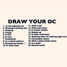 Draw Your Ocs As Drawing Challenge Drawing Prompt Art Style Challenge