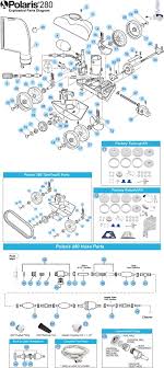 Polaris Pool Cleaner 280 Parts In Stock Polaris 280 Parts Diagram