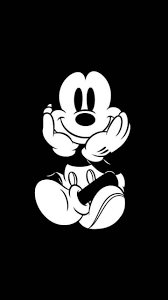 Gambar kartun mickey mouse untuk mewarnai. Gambar Mickey Mouse Hitam Putih Untuk Wallpaper Allwallpaper