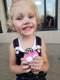 1st rock we found at Connie's Ice Cream!!