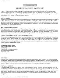 Please submit proper payment when you send in your test kit. Product Instructions Manualzz