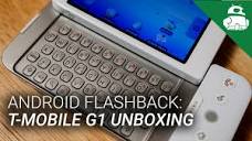 T Mobile G1 by HTC Unboxing and Initial Setup | Android Flashback ...