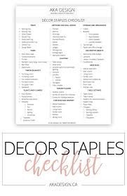 Decor Staples Checklist Truly Must Have Decor Items For Your House Decorating On A Budget Budget Farmhouse Decor Budget Friendly Decor