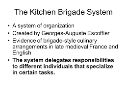 the kitchen brigade by auguste escoffier ppt video online