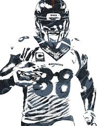 Demaryius Thomas Denver Broncos Pixel Art Art Print By Joe Hamilton Broncos Denver Broncos Demaryius Thomas