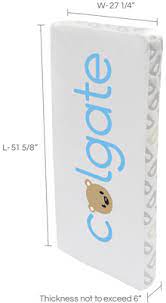 Being aware of the standard crib mattress size is important when shopping for your baby's mattress. Crib Mattress Size Colgate Crib Mattress Specialists