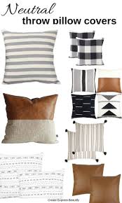 Pillow Covers Modern Farmhouse Style Throw Pillow Styling Throw Pillows Throw Pillow Covers