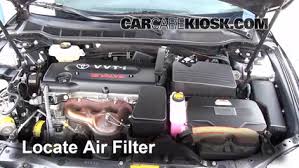 Can you show me a diagram? Air Filter How To 2007 2011 Toyota Camry 2009 Toyota Camry Hybrid 2 4l 4 Cyl