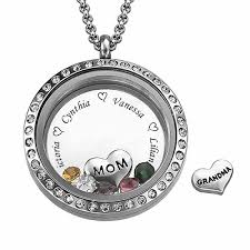 Personalized each ring with a name and a birthstone, and for a more outstanding personalization choose your favorite material: Family Birthstone Necklace Personalized Jewelry Mothers Day Gift For Mom Grandmother Gift For Women Custom Jewelry Mommy Necklace Childrens Necklaces Jewelry