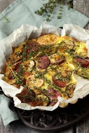Clafoutis De Courgettes Au Chevre Et A Recette Saucisse De Morteau Recette Cuisson Des Aliments