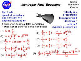 Isentropic Flow Equations In 2021 Equations Gas Constant Thermodynamics